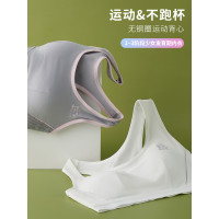 貓人高中生少女背心青春發育期內衣女學生初中青少年運動防震文胸