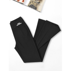 微喇叭褲女2026新款春秋季薄款小個子九分長褲垂感休閒彈力西裝褲