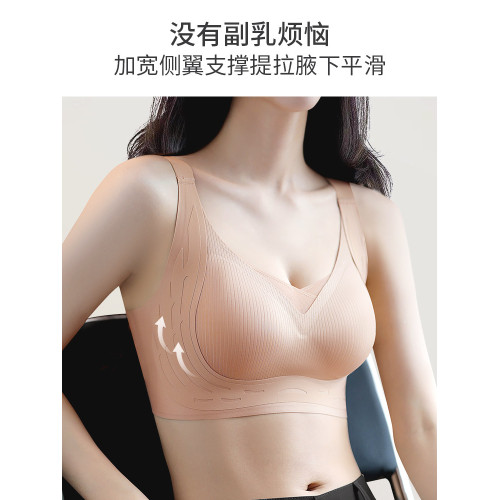 古今@調整型內衣女小胸聚攏收副乳防下垂無痕無鋼圈運動舒適文胸