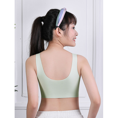 少女發育期內衣初中學生運動背心無痕高中生女孩青春期固定杯文胸