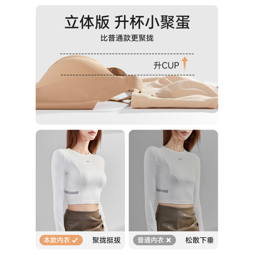 小胸聚攏內衣女無痕無鋼圈文胸收副乳提拉防下垂軟支撐胸罩夏季薄