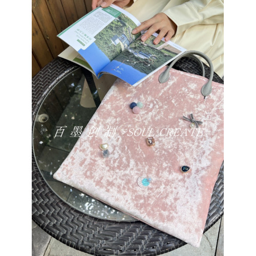 百墨BUNMOR絲絨高級小衆購物袋 適用macbook13寸141516寸蘋果小米華爲戴爾惠普華碩電腦內膽包