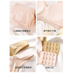 美佳美儂無鋼圈內衣女大胸顯小防下垂大碼全罩杯文胸聚攏薄款胸罩