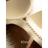 Kbra法式無痕三角杯內衣女聚攏小胸收副乳防下垂文胸薄款女士胸罩