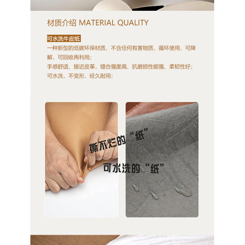 高顔值水洗牛皮紙電腦包手提通勤筆電收納包適用蘋果13.3聯想華爲14寸防震內膽包女士公文包男士16寸皮質款
