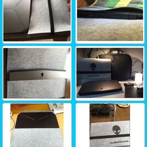 外星人筆電內膽包輕薄毛氈m15m17保護套15.6寸17.3寸防震電腦包 外星人筆電內膽包輕薄毛氈m15m17保護套15.6寸17.3寸防震電腦包