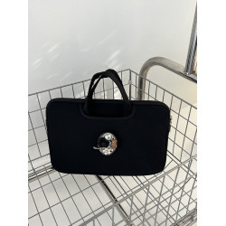 原創小衆設計復古巴洛克vintage高級感電腦收納包14寸手提11寸平板包15.6寸蘋果Mac華爲小米內膽包