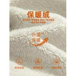 WASSUP彎刀設計感休閒褲男加棉保暖百搭秋冬新款濶腿工裝復古長褲