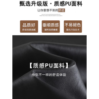 拉夏貝爾美拉德咖色皮褲女春秋冬季高腰高級感加絨PU皮防風濶腿褲