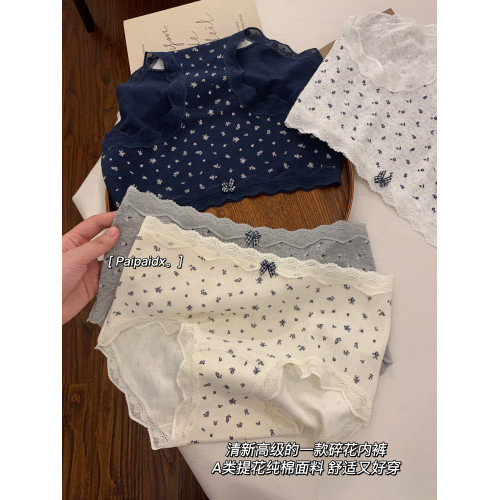 內褲女款純棉2026新款全棉10A抗菌襠女生蕾絲女士透氣親膚三角褲