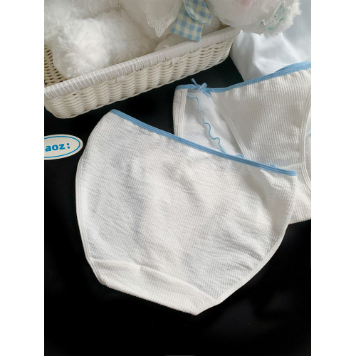 大碼胖MM純欲風高開叉撞色加肥加大內褲女2026新款女士寬鬆高彈力