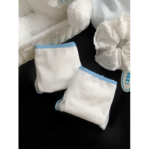 大碼胖MM純欲風高開叉撞色加肥加大內褲女2026新款女士寬鬆高彈力