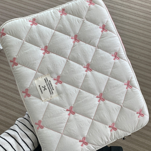 適用蘋果筆電內膽包14寸2025新款macbookair/pro13.3蝴蝶結女高顔值聯想華爲16電腦包