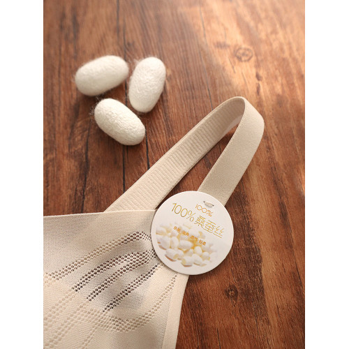 100%桑蠶絲內裡無痕內衣女小胸聚攏薄款收副乳防下垂無鋼圈文胸罩