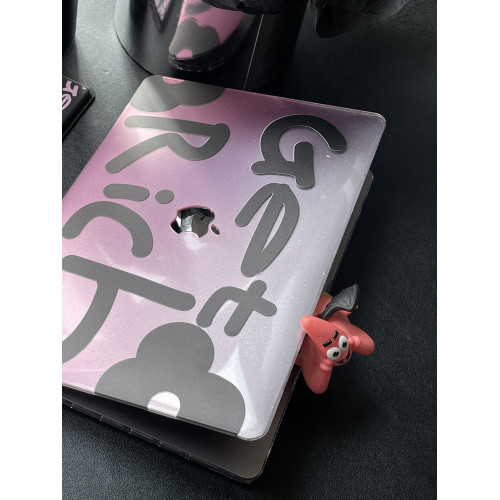 汪三嵗「暴富花」MacBook保護殼蘋果筆電2024款M4pro14寸16寸air13寸M1/M2/M3保護套配件