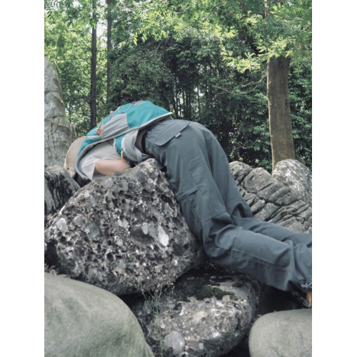 戶外秋季工裝褲女防風防水速乾褲直筒徒步登山褲加絨加厚沖鋒褲男