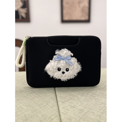 原創可愛卷毛小狗泡棉IPAD平板筆電手提電腦包泡棉防摔防濺水適用於聯想華爲蘋果MAC11寸13寸14寸15寸16寸 原創可愛卷毛小狗泡棉IPAD平板筆電手提電腦包泡棉防摔防濺水適用於聯想華爲蘋果MAC11寸13寸14寸15寸16寸