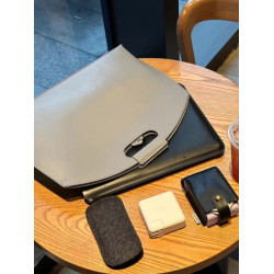 JACKSPARK筆電質感電腦手提包macbookpro13.3air15.6英寸小米聯想matebook14寸thinkpad華爲16小新air惠普