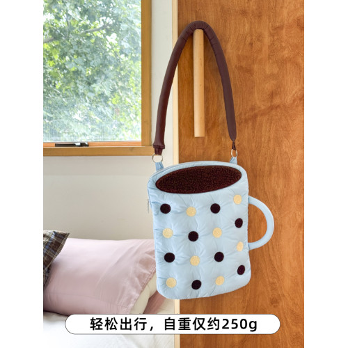 NotToday|咖啡杯筆記型電腦包15寸14寸13寸 手提單肩斜背Macbook蘋果小米華爲內膽包女士高級感通勤防摔防震