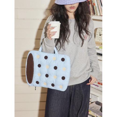 NotToday|咖啡杯筆記型電腦包15寸14寸13寸 手提單肩斜背Macbook蘋果小米華爲內膽包女士高級感通勤防摔防震