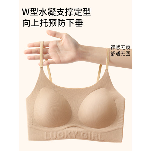 發育期少女運動內衣初中生青春女大童防震背心高中生大學無痕文胸