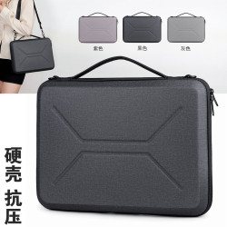 硬殼電腦包適用蘋果聯想華爲戴爾華碩所有筆電通用收納內膽包14-16寸保護套EVA手提單肩斜背背袋子男女士
