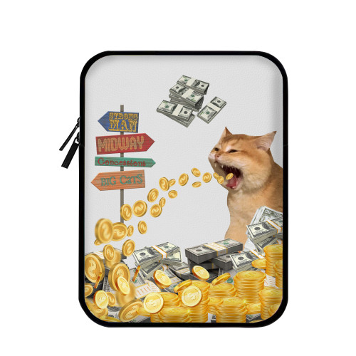 原創男女黑粉內膽包電腦平板iPad皮革收納包筆電13寸適用聯想蘋果14mac華爲15防水油防摔刮保護套惠普小米