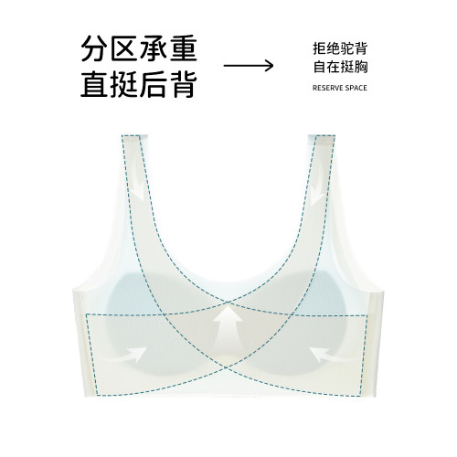 貓人少女文胸發育期青春期內衣女學生初高中生二階段運動防震背心