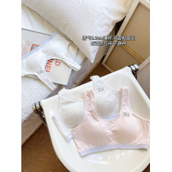 少女發育期高中生內衣~顯胸小初中學背心運動防震防走光文胸純棉