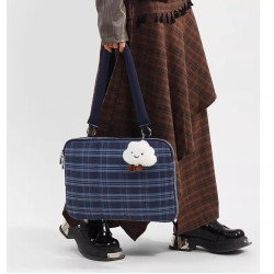 法國Maje Franch適用筆記型電腦包14寸手提單肩女高顔值大容量通勤2026新款蘋果筆電macbookair/pro13.3