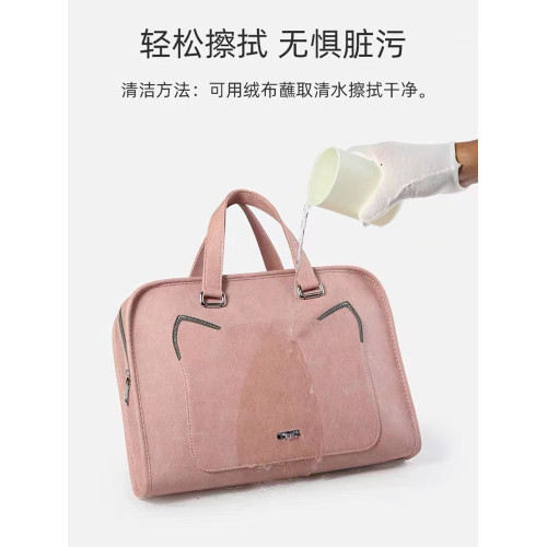 筆電手提包電腦單肩斜背防震大容量拉桿帶多功能女電腦包內膽包