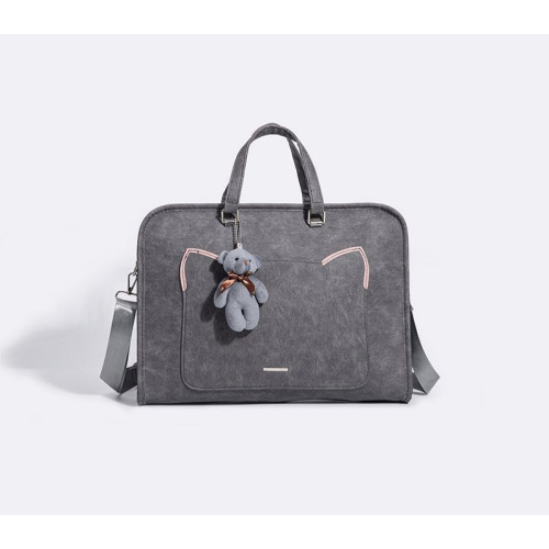 筆電手提包電腦單肩斜背防震大容量拉桿帶多功能女電腦包內膽包