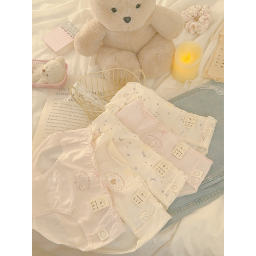 「摘下星星給你」可愛內褲女A類嬰兒棉10A抑菌純棉襠木耳邊2026新