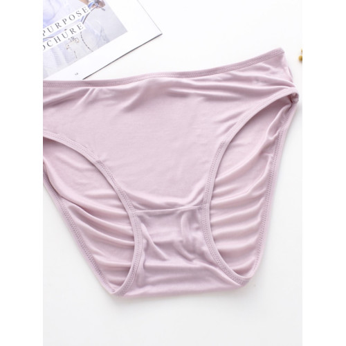 天然桑蠶絲無痕雙面真絲簡約低腰內褲女士透氣舒適三角無痕內褲女