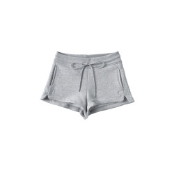 美式格調春秋辣妹舒適棉質運動短褲女休閒寬鬆心機開衩居家三分褲