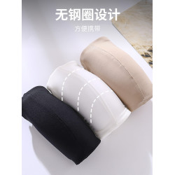 小胸聚攏無肩帶美背內衣女抹胸防滑收副乳無鋼圈細肩帶文胸罩