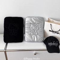 韓國ins小衆高顔值可愛少女凱蒂貓14寸蘋果macbook筆記型電腦包15.6寸收納保護套11寸平板ipad內膽包