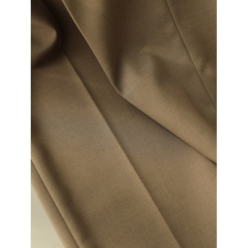 原創～識貨收。春季兩側松緊腰褲子卡其休閒褲九分西裝褲子女西褲