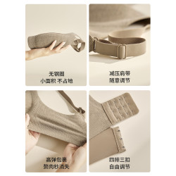 無痕內衣女小胸聚攏顯大春夏收副乳防外擴上托無鋼圈軟支撐文胸罩