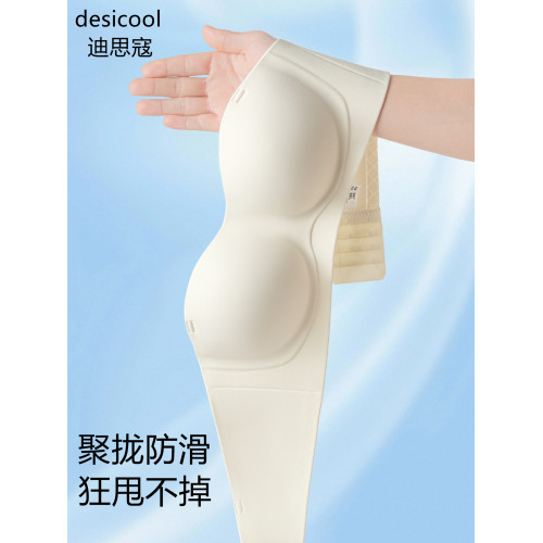 無肩帶抹胸內衣女防滑聚攏小胸無鋼圈裹胸式隱形美背文胸罩夏薄款