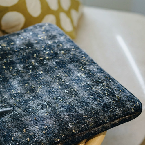 高級格紋黑金小香風小衆輕奢公文包手提筆記型電腦包女14寸16寸15寸設計高顔值蘋果電腦時尚華爲matebook包