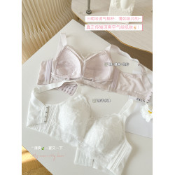 雅丹芝大胸顯小大碼內衣女薄無鋼圈防下垂收副乳全罩杯胖MM文胸罩