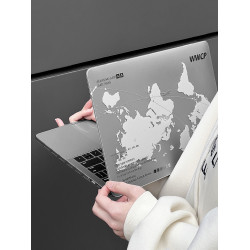 MIUCHO 世界地圖電腦殼適用蘋果2026款M5簡約air13透明macbook14磨砂pro原創設計防摔pro16寸防磕碰保護硬殼