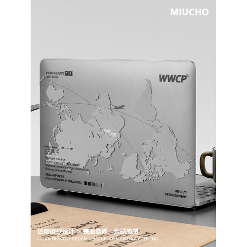 MIUCHO 世界地圖電腦殼適用於蘋果22款M2簡約air13透明macbook14磨砂pro原創設計防摔pro16寸防磕碰保護硬殼 MIUCHO 世界地圖電腦殼適用於蘋果22款M2簡約air13透明macbook14磨砂pro原創設計防摔pro16寸防磕碰保護硬殼
