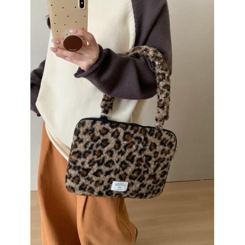 筆記型電腦包14寸2024新款女士單肩包通勤豹紋高級感適用蘋果macbookair13.3聯想華爲pro16寸收納內膽包 筆記型電腦包14寸2024新款女士單肩包通勤豹紋高級感適用蘋果macbookair13.3聯想華爲pro16寸收納內膽包