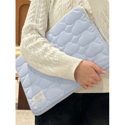 電腦內膽包14寸2024新款適用macbook蘋果筆電air13英寸可愛防摔pro15/16聯想華爲電腦包