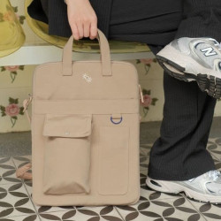 筆記型電腦包單肩包14寸手提2025新款女高顔值適用macbookair/pro13.3蘋果聯想小新華爲15內膽包