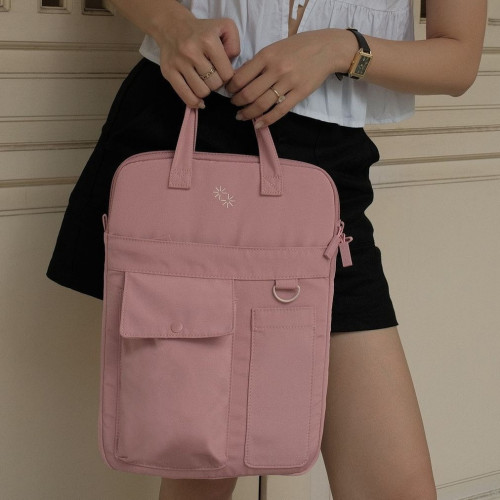 筆記型電腦包單肩包14寸手提2025新款女高顔值適用macbookair/pro13.3蘋果聯想小新華爲15內膽包