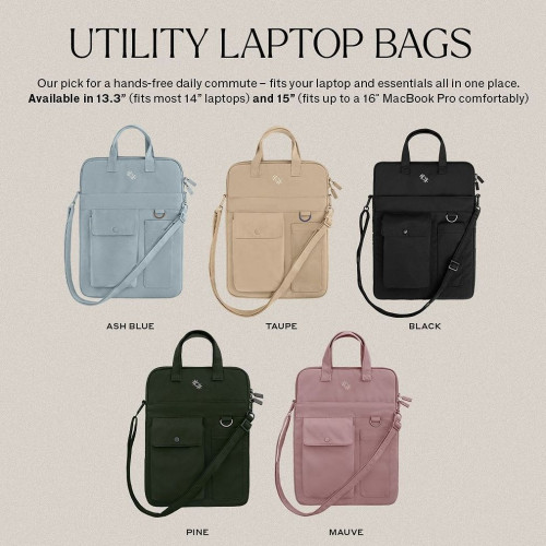 筆記型電腦包單肩包14寸手提2025新款女高顔值適用macbookair/pro13.3蘋果聯想小新華爲15內膽包