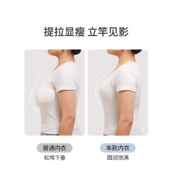 古今@大胸顯小聚攏大碼內衣女無鋼圈全罩杯薄杯防下垂無痕文胸罩